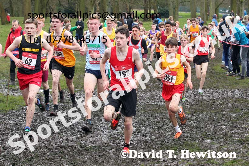 Junior boys, 2020 New Balance English Schools Champs., Sefton Park, Liverpool. Photo: David T. Hewitson/Sports for All Pics